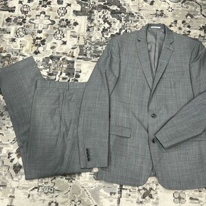 Men's Slim-Fit Wool Sharkskin Suit Jacket, Created for Macy's